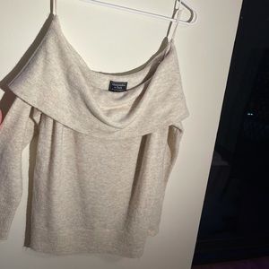 Off the shoulder sweater